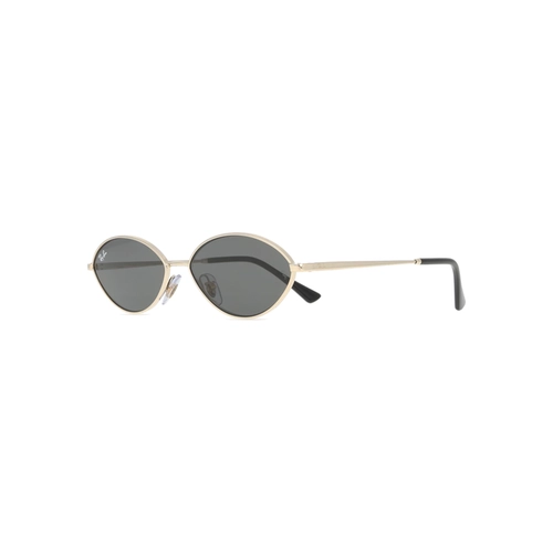 Óculos de Sol Ray-Ban Kai 0RB3757 92138756 Metal Dourado com lentes na cor Cinza
