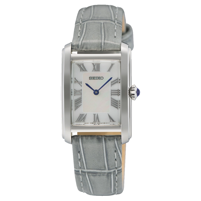 Relógio Seiko Tank Classic Feminino - SWR099P1 B3GX Branco 1