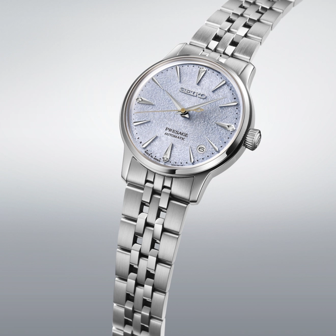 Relógio Seiko Presage Cocktail Time Frozen Sky Diving - SRPL61J1 A1SX Azul 3