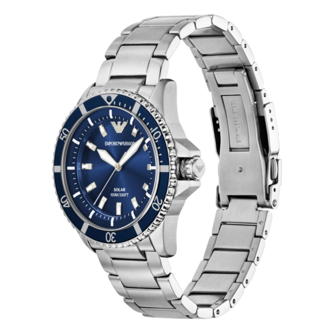 Relógio Emporio Armani World Explorer Solar - AR11697B1 D1SX Azul 2