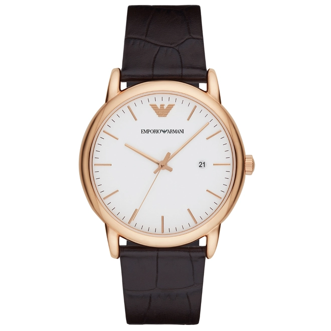 Relógio Emporio Armani Luigi Masculino - AR2502 B1NX Branco 1