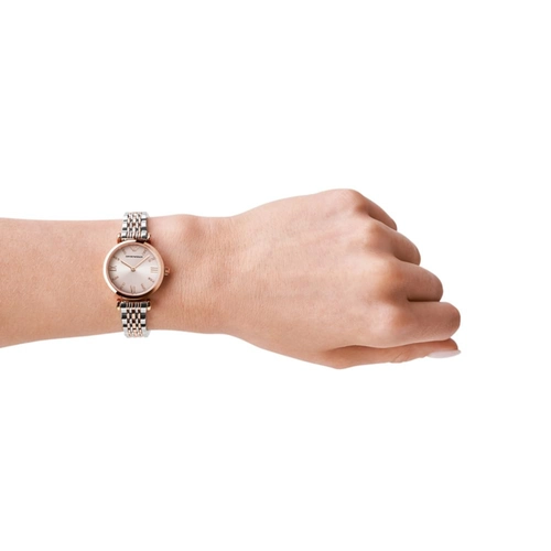 Relógio Emporio Armani Gianni Feminino - AR11223B1 R3SR Bicolor