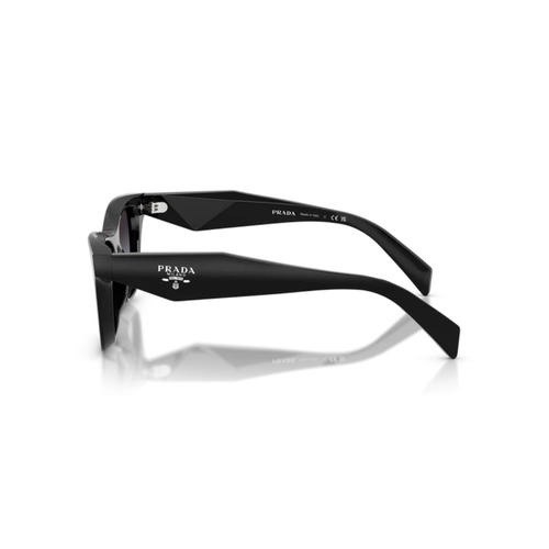 Óculos de Sol Prada 0PR C07S 16K90A51 Acetato Preto com lentes na cor Degradê