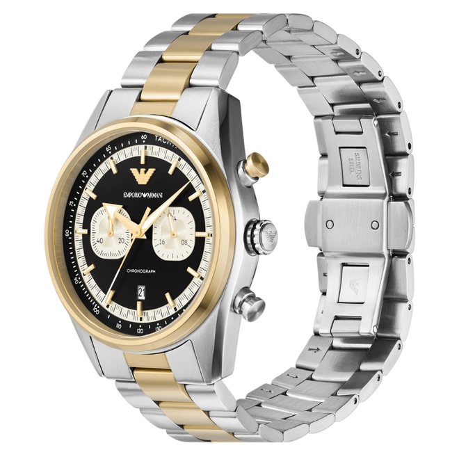 Relógio Emporio Armani Racer Cronógrafo - AR11678B1 P1SK Bicolor 3