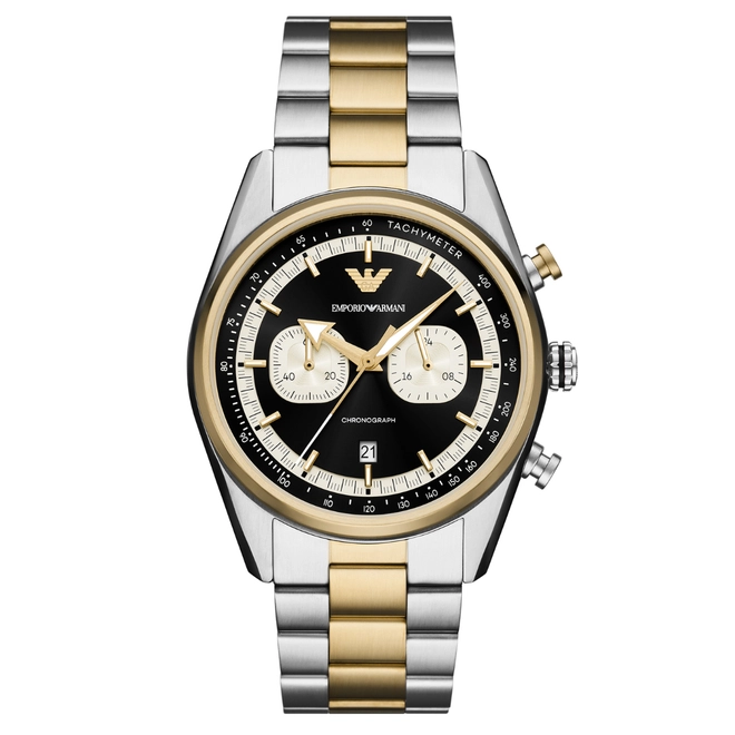 Relógio Emporio Armani Racer Cronógrafo - AR11678B1 P1SK Bicolor 1