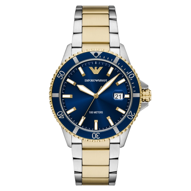 Relógio Emporio Armani World Explorer - AR11682B1 D1SK Bicolor 1