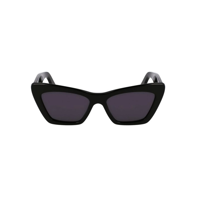 Óculos de Sol Salvatore Ferragamo SF929SN 001 55 Acetato Preto com lentes na cor Cinza 2