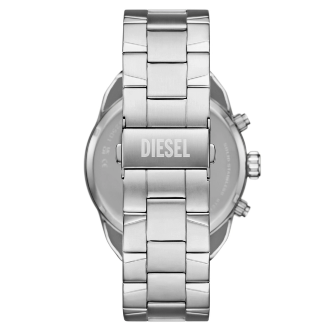 Relógio Diesel Spiked Cronógrafo - DZ4677B1 S2SX Prata 4