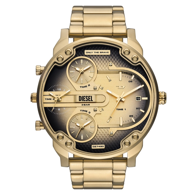 Relógio Diesel Mr. Daddy Slim Multi Movimento - DZ7490B1 C1KX Dourado 1