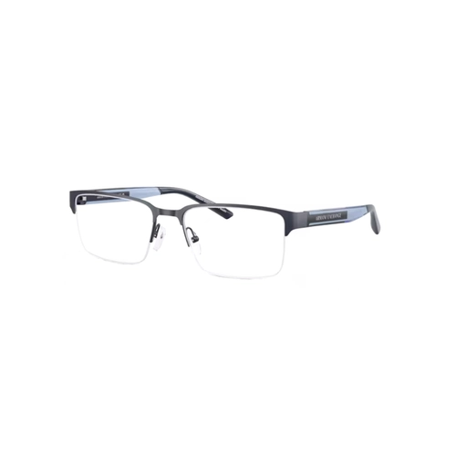 Óculos de Grau Armani Exchange 0AX1075 6130 55 Metal Azul Fosco