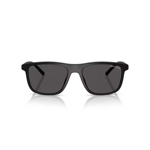 Óculos de Sol Armani Exchange 0AX4167SU 80788756 Acetato Preto Fosco com lentes na cor Cinza Escuro