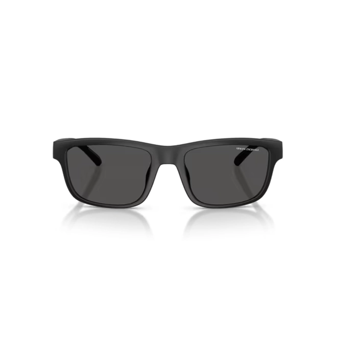 Óculos de Sol Armani Exchange 0AX4169SU 50018755 Acetato Preto Fosco com lentes na cor Cinza Escuro 2