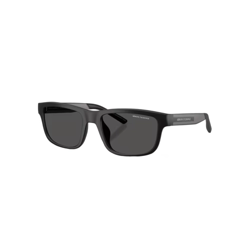 Óculos de Sol Armani Exchange 0AX4169SU 50018755 Acetato Preto Fosco com lentes na cor Cinza Escuro