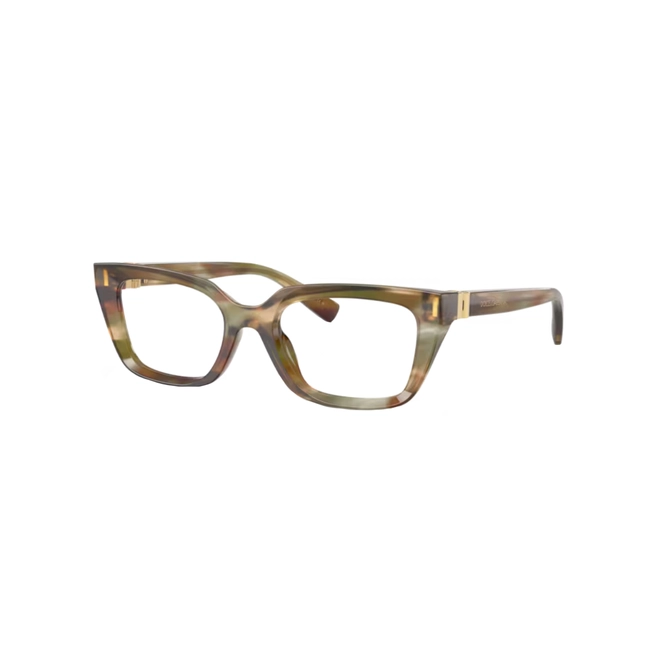 Óculos de Grau Dolce & Gabbana 0DG3436 3446 53 Acetato Marrom Listrado 1