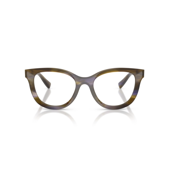 Óculos de Grau Dolce & Gabbana 0DG3437 3447 53 Acetato Verde Oliva Listrado 2