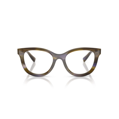 Óculos de Grau Dolce & Gabbana 0DG3437 3447 53 Acetato Verde Oliva Listrado