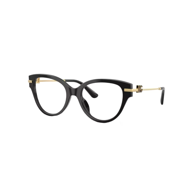 Óculos de Grau Dolce & Gabbana 0DG3438 501 53 Acetato Preto 1