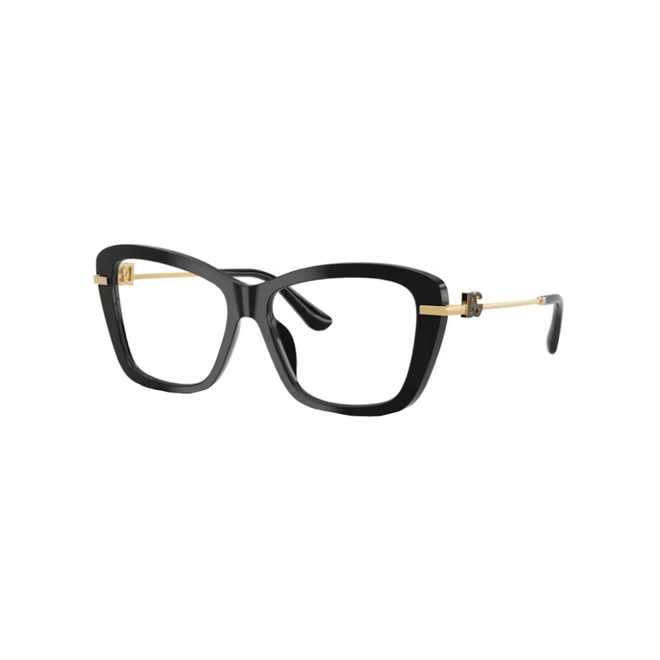 Óculos de Grau Dolce & Gabbana 0DG3439 501 55 Acetato Preto 1