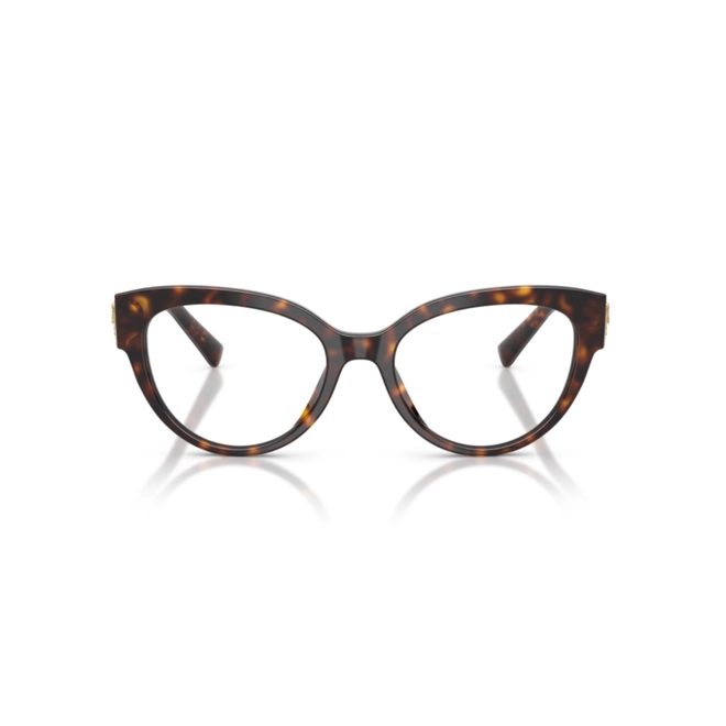 Óculos de Grau Dolce & Gabbana Devotion 0DG3440 502 54 Acetato Marrom Mesclado 2