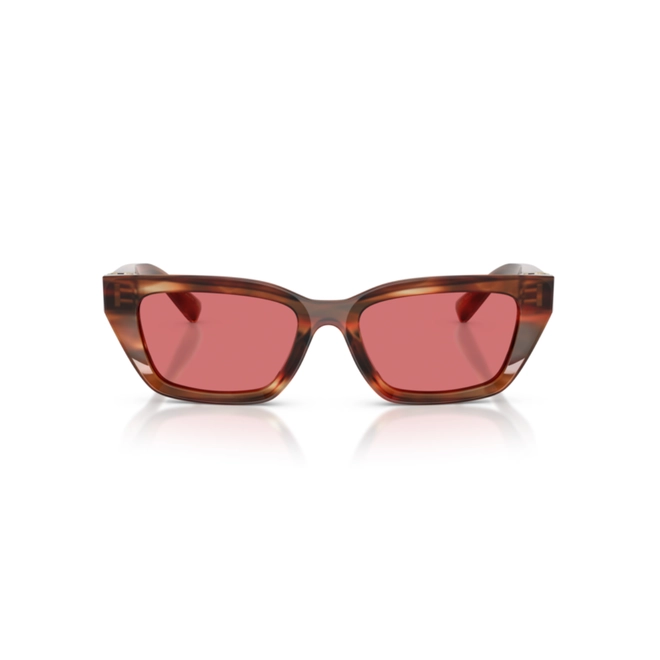 Óculos de Sol Dolce & Gabbana 0DG4532 32217553 Acetato Marrom Mesclado com lentes na cor Vermelho 2