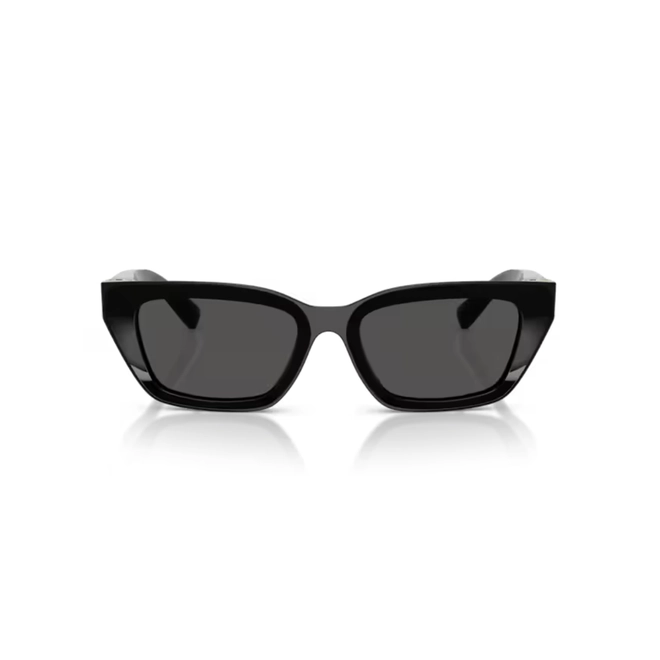 Óculos de Sol Dolce & Gabbana 0DG4532 501/8753 Acetato Preto com lentes na cor Cinza Escuro 2
