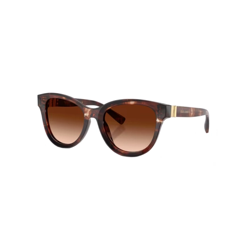 Óculos de Sol Dolce & Gabbana 0DG4533 322274 54 Acetato Vermelho Mesclado com lentes na cor Marrom Degradê