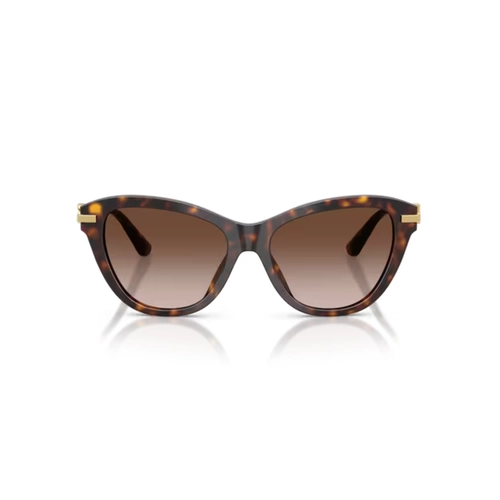 Óculos de Sol Dolce & Gabbana 0DG4534 502/1353 Acetato Marrom Mesclado com lentes na cor Marrom Degradê