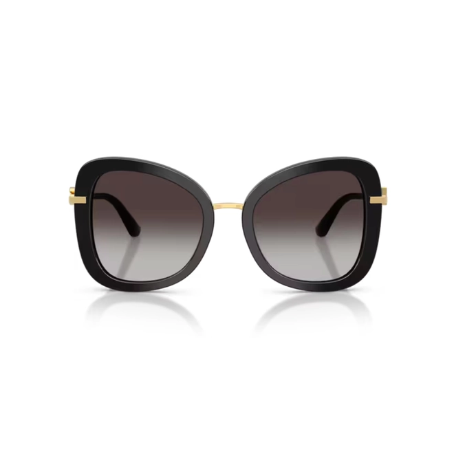 Óculos de Sol Dolce & Gabbana 0DG4535 501/8G53 Acetato Preto com lentes na cor Cinza Degradê 2