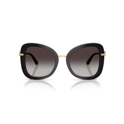 Óculos de Sol Dolce & Gabbana 0DG4535 501/8G53 Acetato Preto com lentes na cor Cinza Degradê