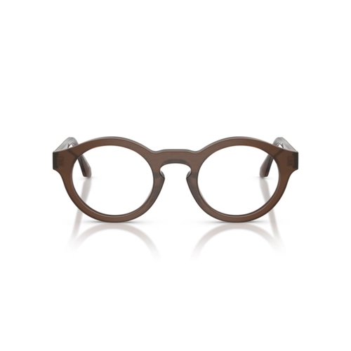 Óculos de Grau Giorgio Armani 0AR7292U 6394 47 Acetato Marrom Escovado