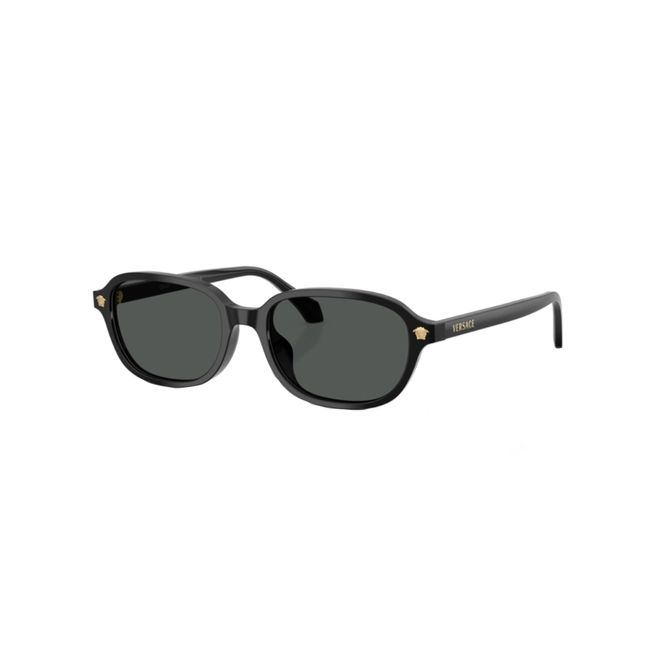 Óculos de Sol Versace 0VE4514D GB1/8753 Acetato Preto com lentes na cor Cinza 1