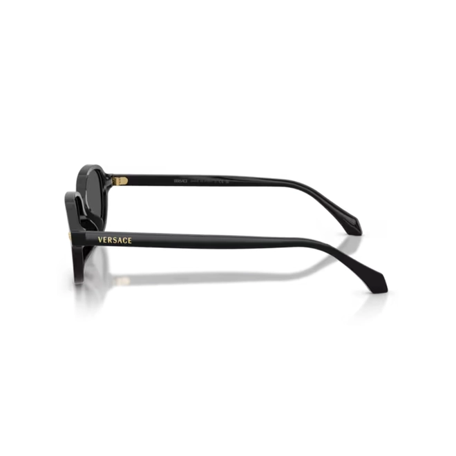 Óculos de Sol Versace 0VE4514D GB1/8753 Acetato Preto com lentes na cor Cinza 3