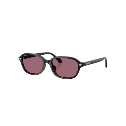 Óculos de Sol Versace 0VE4514D GB1/1A53 Acetato Preto com lentes na cor Violeta