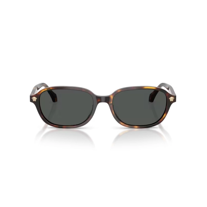 Óculos de Sol Versace 0VE4514D 55377353 Acetato Marrom Mesclado com lentes na cor Marrom Escuro 2