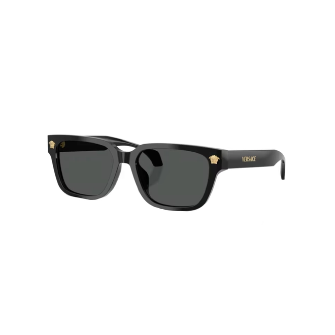 Óculos de Sol Versace 0VE4513D GB1/8756 Acetato Preto com lentes na cor Cinza 1