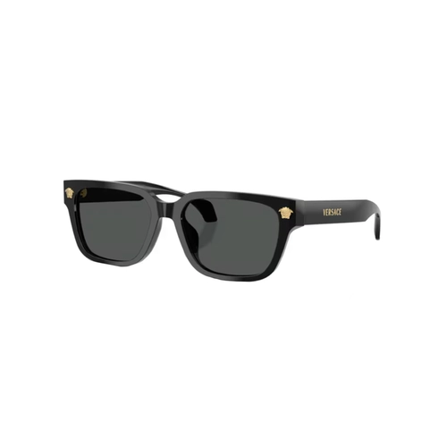 Óculos de Sol Versace 0VE4513D GB1/8756 Acetato Preto com lentes na cor Cinza
