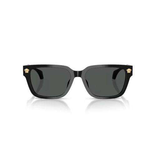 Óculos de Sol Versace 0VE4513D GB1/8756 Acetato Preto com lentes na cor Cinza