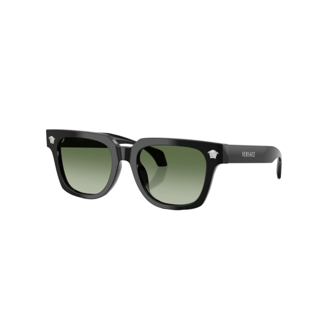 Óculos de Sol Versace 0VE4510U GB1/8E52 Acetato Preto com lentes na cor Verde Degradê 1