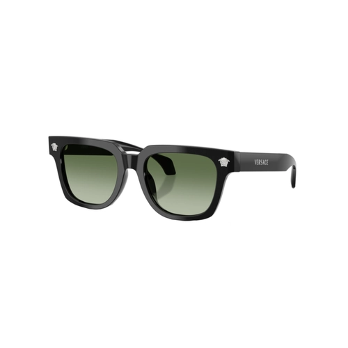 Óculos de Sol Versace 0VE4510U GB1/8E52 Acetato Preto com lentes na cor Verde Degradê