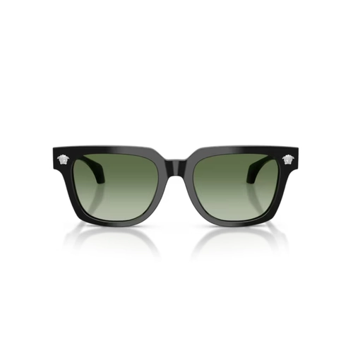 Óculos de Sol Versace 0VE4510U GB1/8E52 Acetato Preto com lentes na cor Verde Degradê