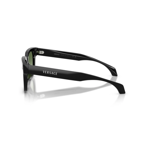 Óculos de Sol Versace 0VE4510U GB1/8E52 Acetato Preto com lentes na cor Verde Degradê