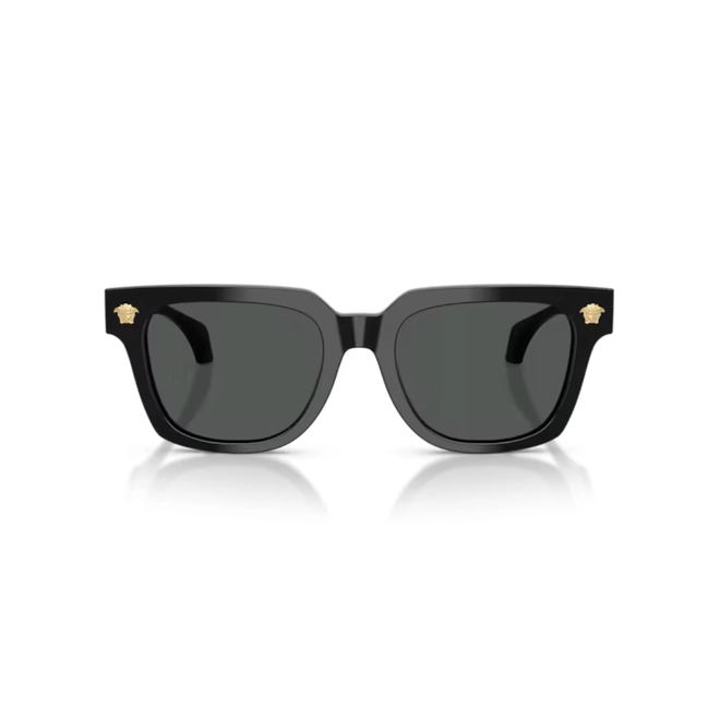 Óculos de Sol Versace 0VE4510U GB1/8752 Acetato Preto com lentes na cor Cinza Escuro 2