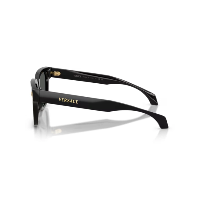 Óculos de Sol Versace 0VE4510U GB1/8752 Acetato Preto com lentes na cor Cinza Escuro 3