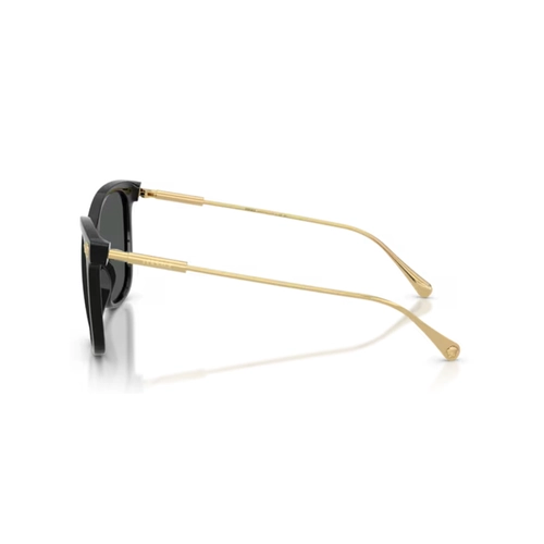 Óculos de Sol Versace 0VE4507U GB1/8757 Acetato Preto com lentes na cor Cinza