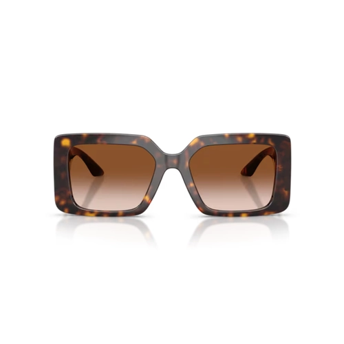 Óculos de Sol Versace 0VE4505U 108/1355 Acetato Marrom Mesclado com lentes na cor Marrom Degradê