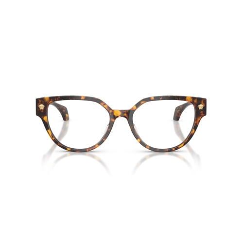 Óculos de Grau Versace 0VE3394D 5514 53 Acetato Marrom Mesclado