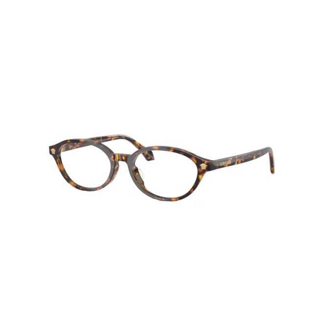 Óculos de Grau Versace 0VE3393D 5514 53 Acetato Marrom Mesclado 1