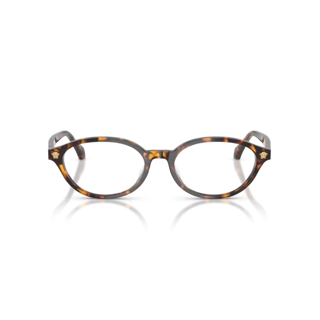 Óculos de Grau Versace 0VE3393D 5514 53 Acetato Marrom Mesclado 2