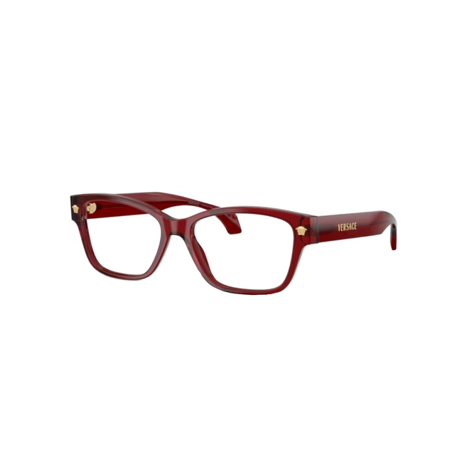 Óculos de Grau Versace 0VE3392 5540 54 Acetato Bordô 1