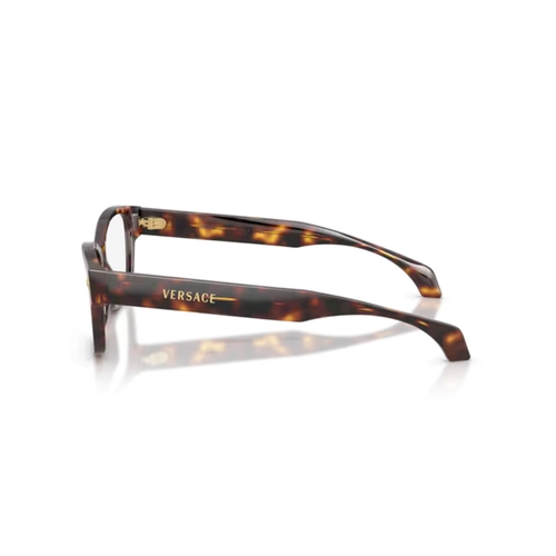 Óculos de Grau Versace 0VE3392 5539 54 Acetato Marrom Mesclado